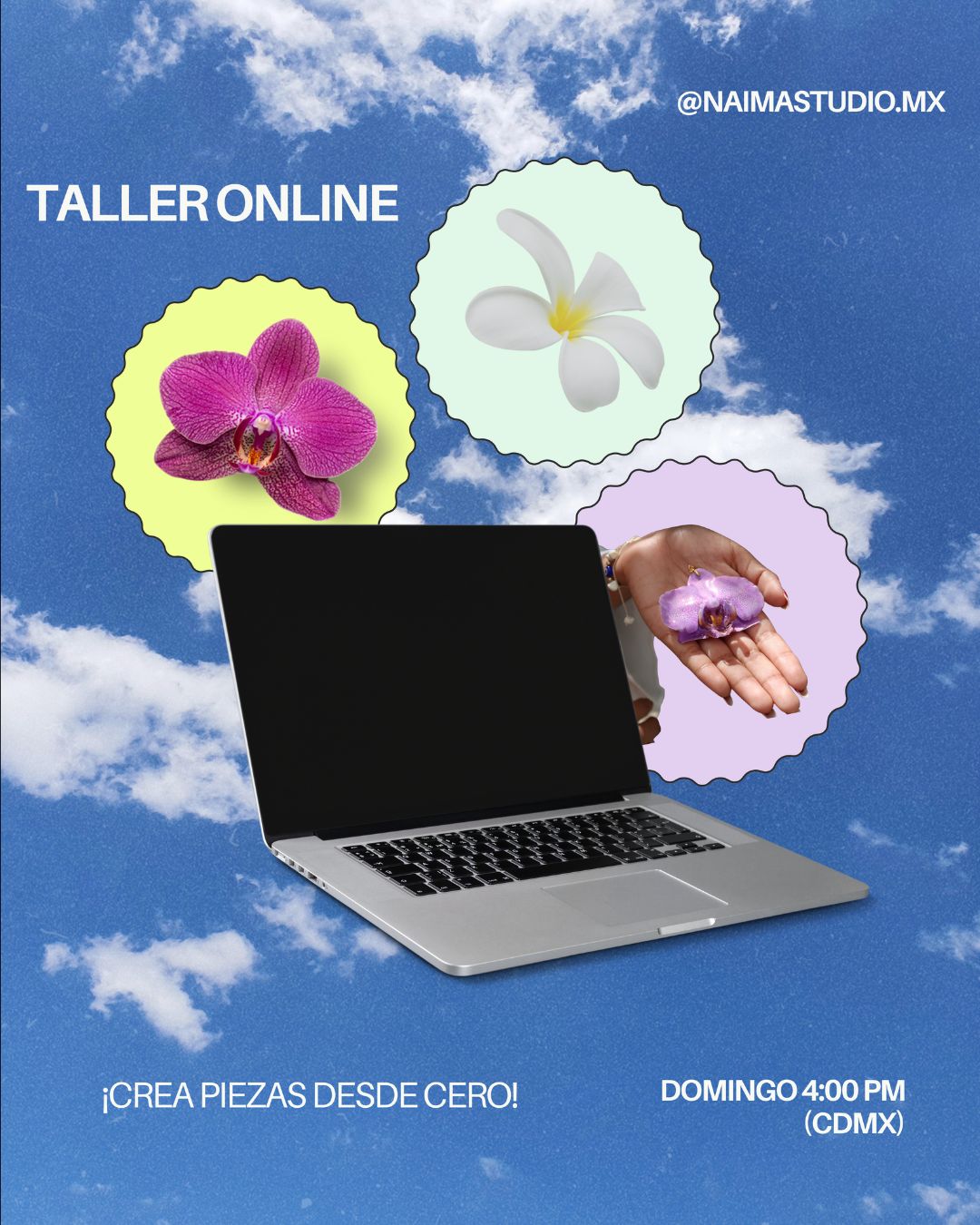Taller de JOYERIA CON FLORES NATURALES (ONLINE)